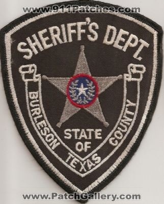 Burleson County Sheriff's Department (Texas)
Thanks to Police-Patches-Collector.com for this scan.
Keywords: sheriffs dept