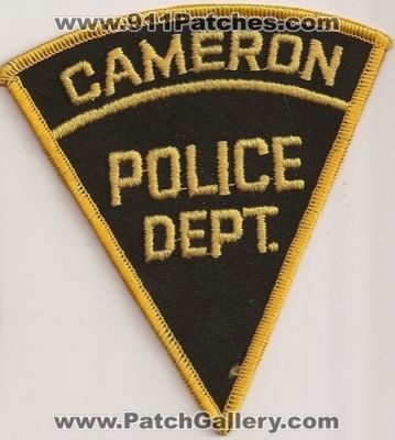 Cameron Police Department (Texas)
Thanks to Police-Patches-Collector.com for this scan.
Keywords: dept