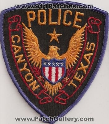 Canyon Police (Texas)
Thanks to Police-Patches-Collector.com for this scan.
