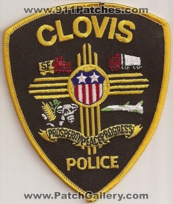Clovis Police (Texas)
Thanks to Police-Patches-Collector.com for this scan.
