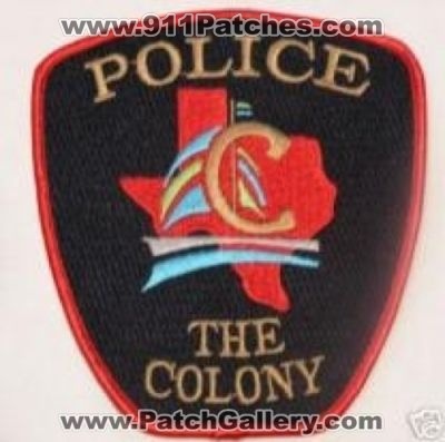 Colony Police (Texas)
Thanks to Police-Patches-Collector.com for this scan.
Keywords: the