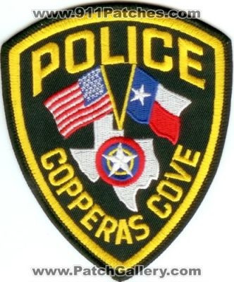 Copperas Cove Police (Texas)
Thanks to Police-Patches-Collector.com for this scan.
