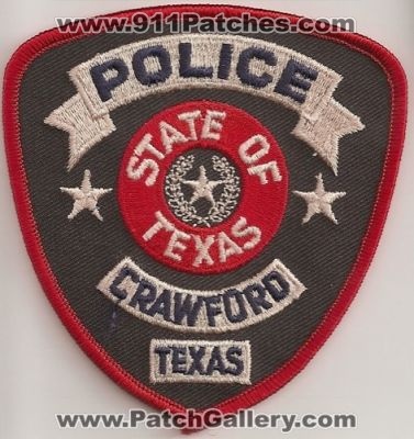 Crawford Police (Texas)
Thanks to Police-Patches-Collector.com for this scan.
