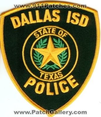 Dallas Independent School District Police (Texas)
Thanks to Police-Patches-Collector.com for this scan.
Keywords: isd
