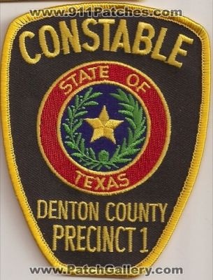 Denton County Constable Precinct 1 (Texas)
Thanks to Police-Patches-Collector.com for this scan.
