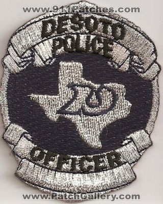 Desoto Police Officer (Texas)
Thanks to Police-Patches-Collector.com for this scan.
