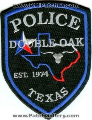 Double Oak Police (Texas)
Thanks to Police-Patches-Collector.com for this scan.
