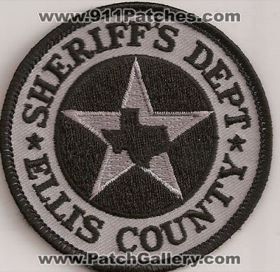Ellis County Sheriff's Department (Texas)
Thanks to Police-Patches-Collector.com for this scan.
Keywords: sheriffs dept