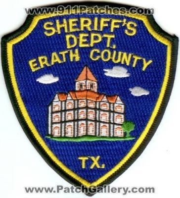 Erath County Sheriff's Department (Texas)
Thanks to Police-Patches-Collector.com for this scan.
Keywords: sheriffs dept