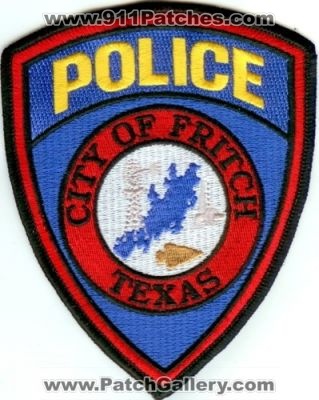 Fritch Police (Texas)
Thanks to Police-Patches-Collector.com for this scan.
Keywords: city of