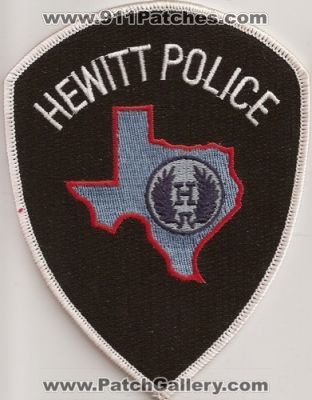 Hewitt Police (Texas)
Thanks to Police-Patches-Collector.com for this scan.
