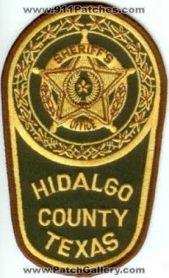 Hidalgo County Sheriff's Office (Texas)
Thanks to Police-Patches-Collector.com for this scan.
Keywords: sheriffs