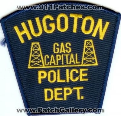 Hugoton Police Department (Kansas)
Thanks to Police-Patches-Collector.com for this scan.
Keywords: dept