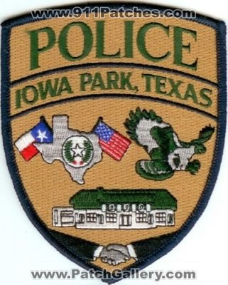 Iowa Park Police (Texas)
Thanks to Police-Patches-Collector.com for this scan.

