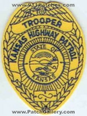 Kansas Highway Patrol Trooper (Kansas)
Thanks to Police-Patches-Collector.com for this scan.
