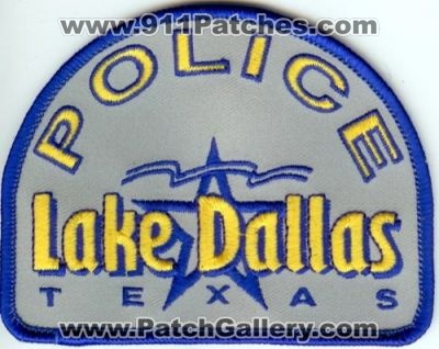 Lake Dallas Police (Texas)
Thanks to Police-Patches-Collector.com for this scan.
