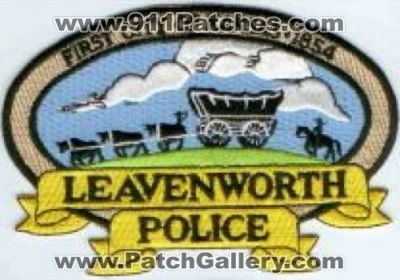 Leavenworth Police (Kansas)
Thanks to Police-Patches-Collector.com for this scan.
