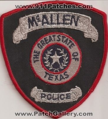 McAllen Police (Texas)
Thanks to Police-Patches-Collector.com for this scan.
