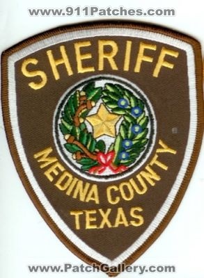 Medina County Sheriff (Texas)
Thanks to Police-Patches-Collector.com for this scan.
