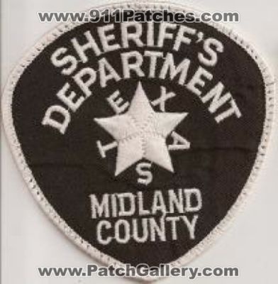 Midland County Sheriff's Department (Texas)
Thanks to Police-Patches-Collector.com for this scan.
Keywords: sheriffs