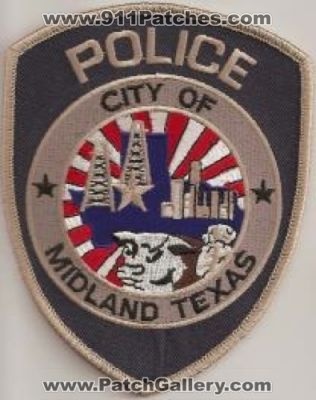 Midland Police (Texas)
Thanks to Police-Patches-Collector.com for this scan.
Keywords: city of