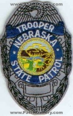 Nebraska State Patrol Trooper (Nebraska)
Thanks to Police-Patches-Collector.com for this scan.
