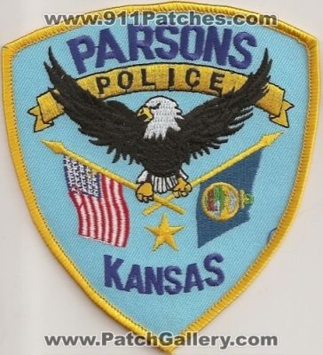 Parsons Police (Kansas)
Thanks to Police-Patches-Collector.com for this scan.
