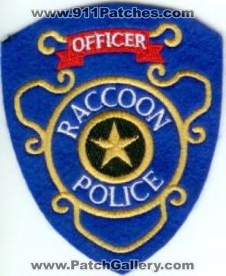 Raccoon Police Officer (Texas)
Thanks to Police-Patches-Collector.com for this scan.
