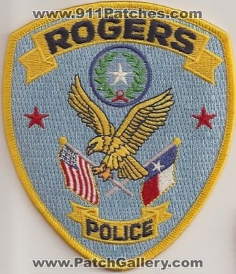 Rogers Police (Texas)
Thanks to Police-Patches-Collector.com for this scan.
