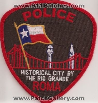 Roma Police (Texas)
Thanks to Police-Patches-Collector.com for this scan.
