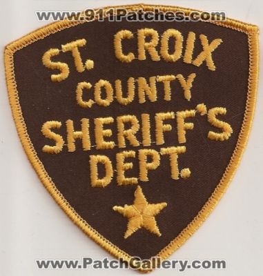 Saint Croix County Sheriff's Department (Texas)
Thanks to Police-Patches-Collector.com for this scan.
Keywords: st. sheriffs dept