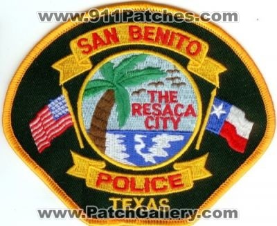 San Benito Police (Texas)
Thanks to Police-Patches-Collector.com for this scan.
