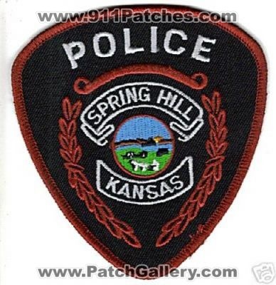 Spring Hill Police (Kansas)
Thanks to Police-Patches-Collector.com for this scan.
