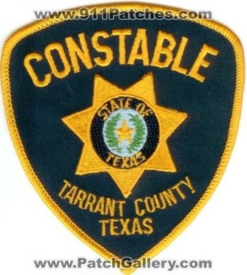 Tarrant County Constable (Texas)
Thanks to Police-Patches-Collector.com for this scan.
