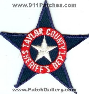 Taylor County Sheriff's Department (Texas)
Thanks to Police-Patches-Collector.com for this scan.
Keywords: sheriffs dept