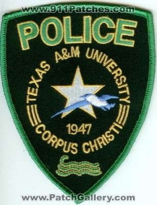 Texas A&M University Corpus Christi Police (Texas)
Thanks to Police-Patches-Collector.com for this scan.
Keywords: and
