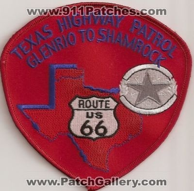 Texas Highway Patrol Glenrio to Shamrock (Texas)
Thanks to Police-Patches-Collector.com for this scan.
Keywords: police