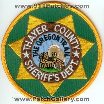 Thayer County Sheriff's Department (Nebraska)
Thanks to Police-Patches-Collector.com for this scan.
Keywords: sheriffs dept