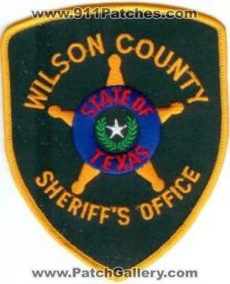Wilson County Sheriff's Office (Texas)
Thanks to Police-Patches-Collector.com for this scan.
Keywords: sheriffs
