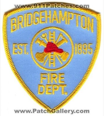 Bridgehampton Fire Department (New York)
Scan By: PatchGallery.com
Keywords: dept.