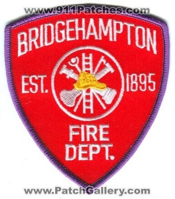 Bridgehampton Fire Department (New York)
Scan By: PatchGallery.com
Keywords: dept.