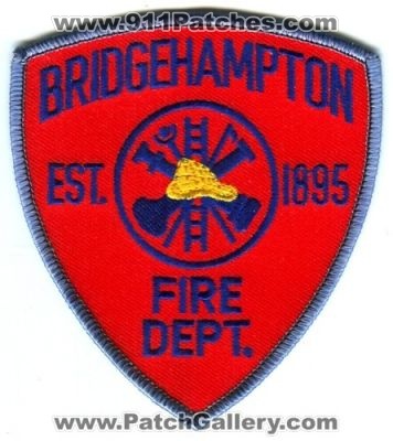 Bridgehampton Fire Department (New York)
Scan By: PatchGallery.com
Keywords: dept.