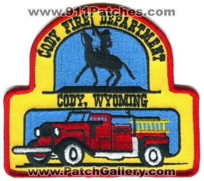 Cody Fire Department (Wyoming)
Scan By: PatchGallery.com
Keywords: dept.