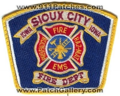Sioux City Fire Department (Iowa)
Scan By: PatchGallery.com
Keywords: dept. prevention hazmat haz-mat ems