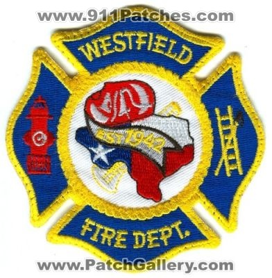 Westfield Fire Department Patch (Texas)
Scan By: PatchGallery.com
Keywords: dept.