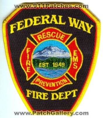 Federal Way Fire Department Patch (Washington)
Scan By: PatchGallery.com
Keywords: dept. rescue ems prevention