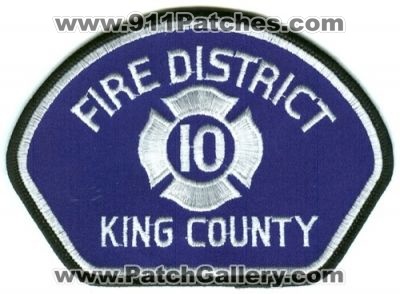 King County Fire District 10 (Washington)
Scan By: PatchGallery.com
Keywords: co. dist. number no. #10 department dept.