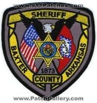 Baxter County Sheriff (Arkansas)
Thanks to BensPatchCollection.com for this scan.
