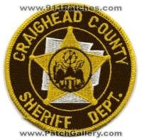 Craighead County Sheriff Department (Arkansas)
Thanks to BensPatchCollection.com for this scan.
Keywords: dept
