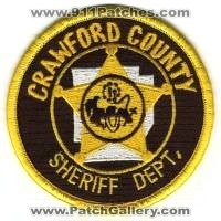 Crawford County Sheriff Department (Arkansas)
Thanks to BensPatchCollection.com for this scan.
Keywords: dept